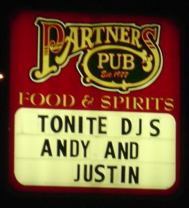 DJ's Andy Justin Partners Pub 